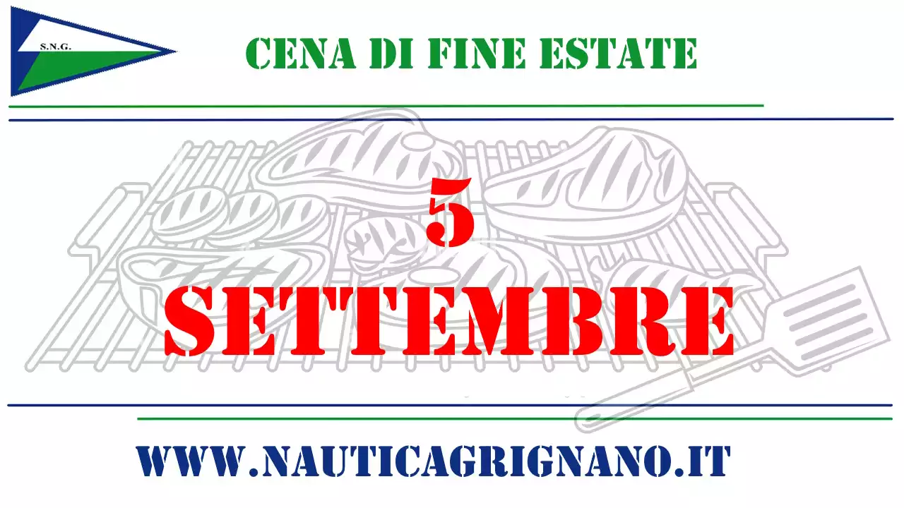 cena sociale di fine estate 2026