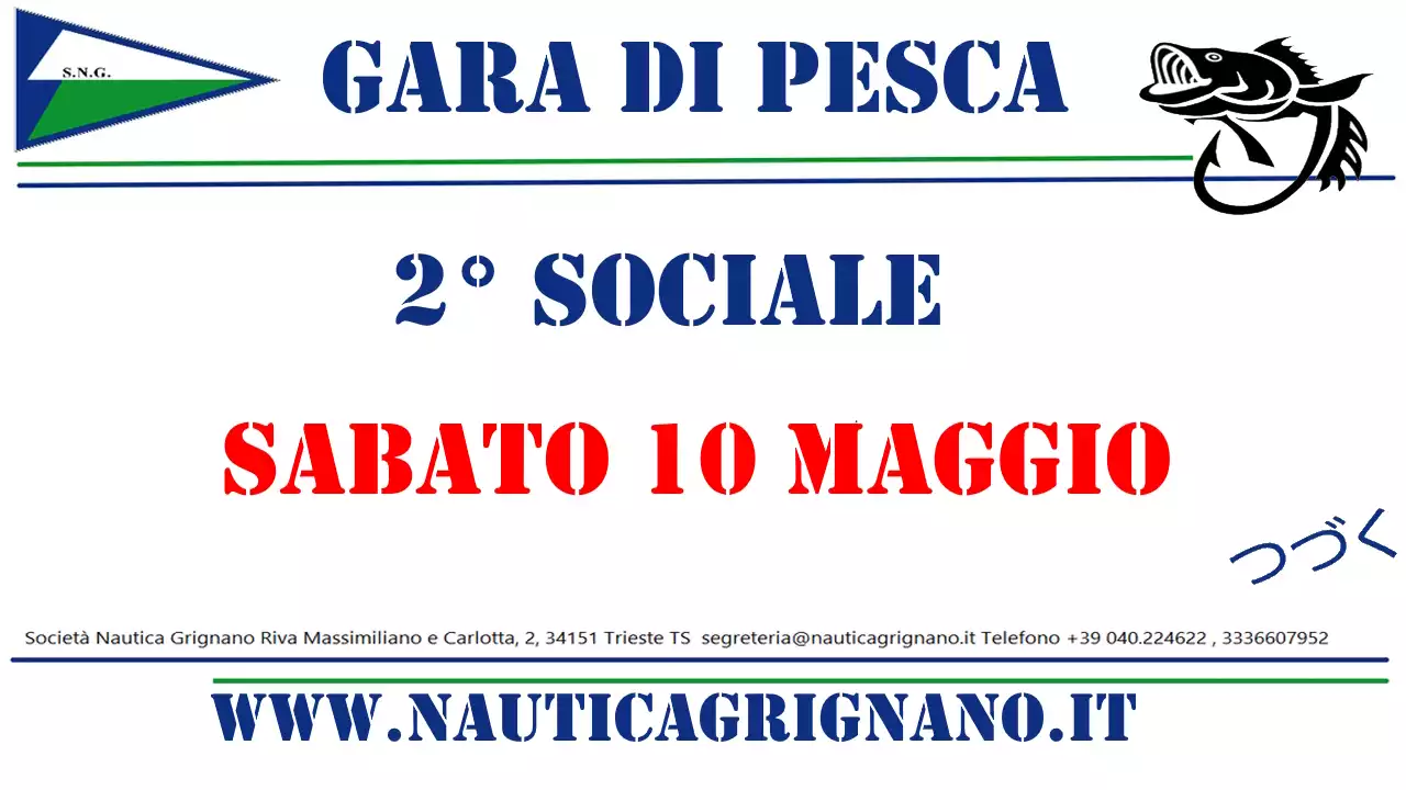 gara di pesca da natante 2° socaiale 2025 