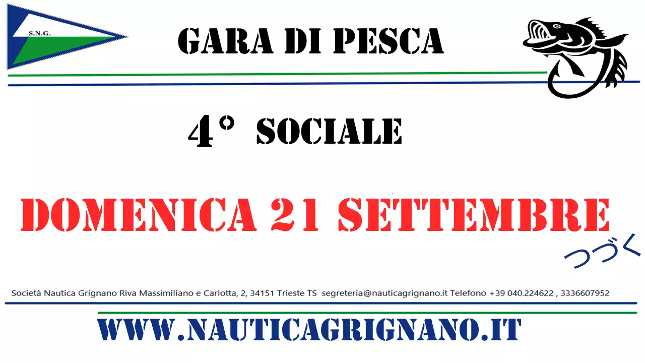 gara di pesca da natante 4° socaiale 2025 [news]