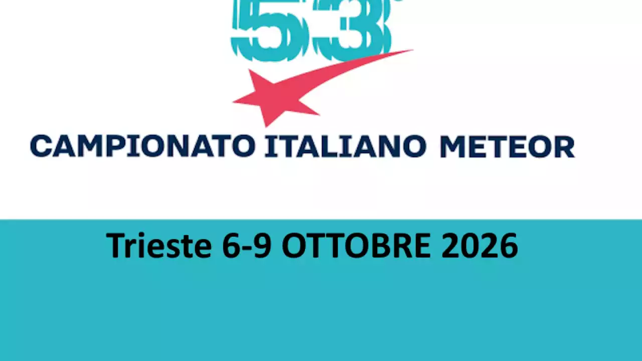 53° CAMPIONATO ITALIANO METEOR