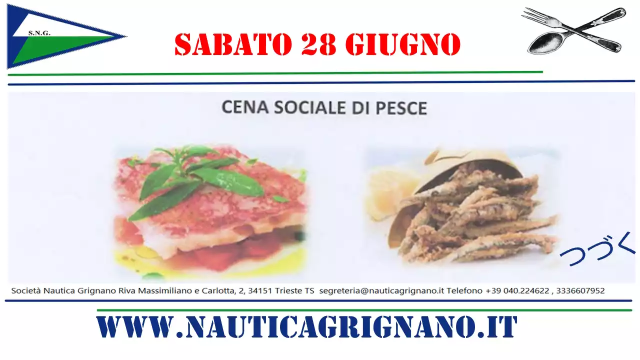Cena Sociale giugno 2025