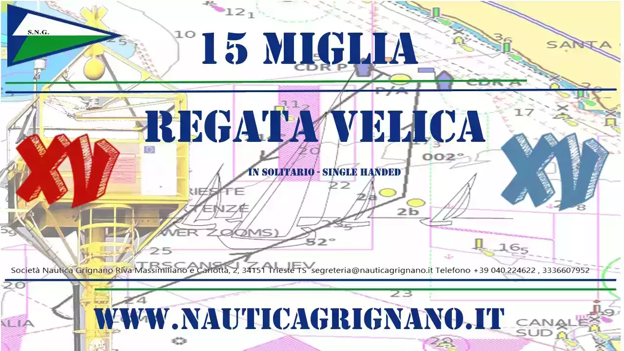 Regata Velica, 15 miglia in Solitario 2026
