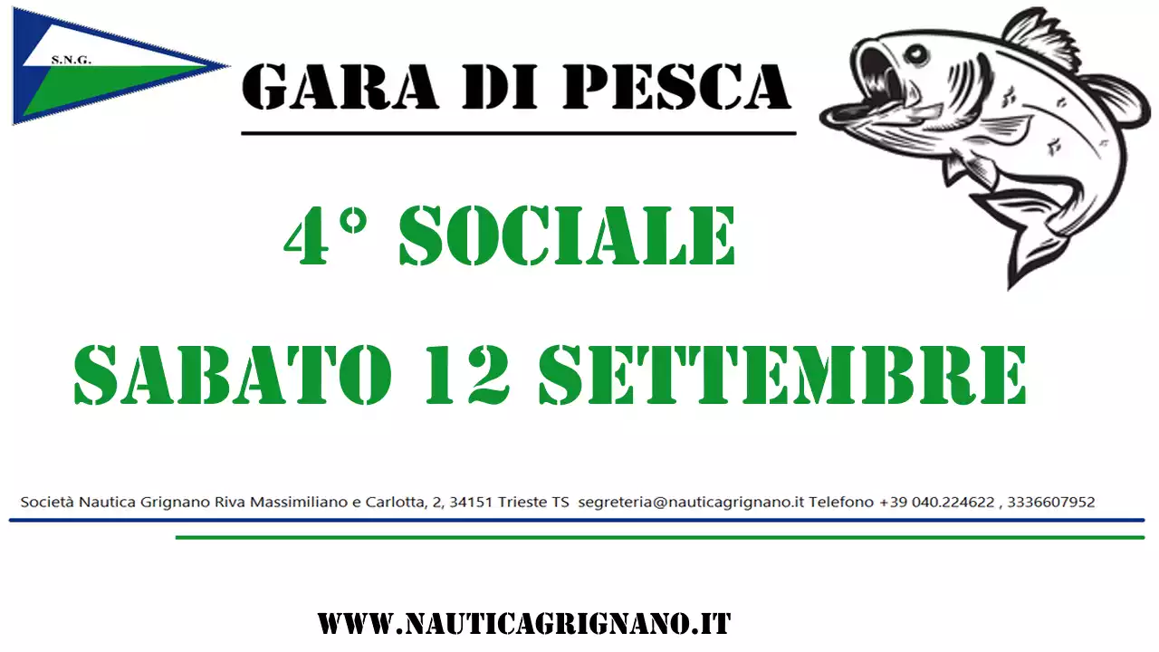 Gara di pesca 4° sociale 2026