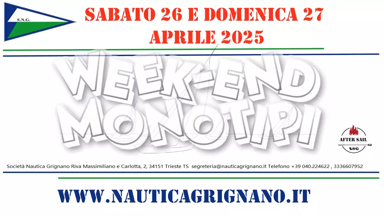 sabato 26 e domenica 27 Aprile 2025 