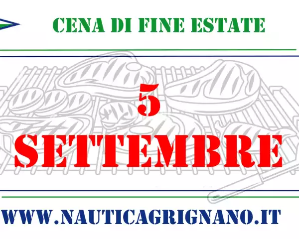 cena sociale di fine estate 2026