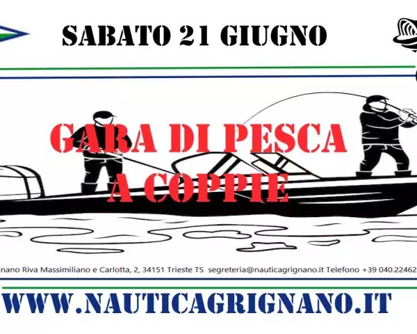 sabato 21 giugno gara di pesca da natante 
