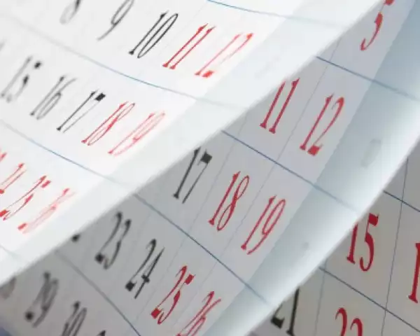 Prossime attività in calendario