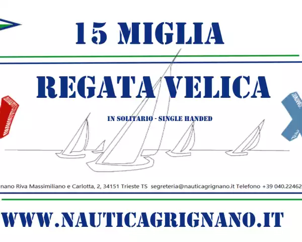 Regata Velica, 15 miglia in Solitario 2026