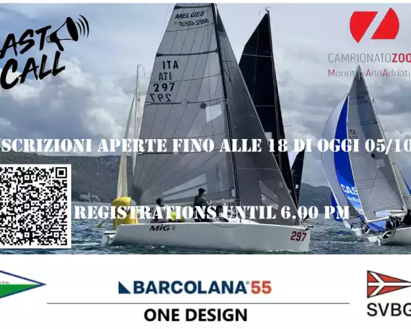 barcolana one design - termine ultimo iscrizioni