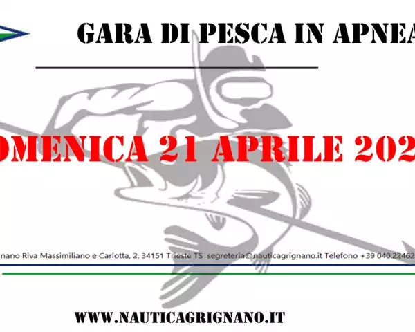 gara di pesca subacquea, Domenica 21 aprile 