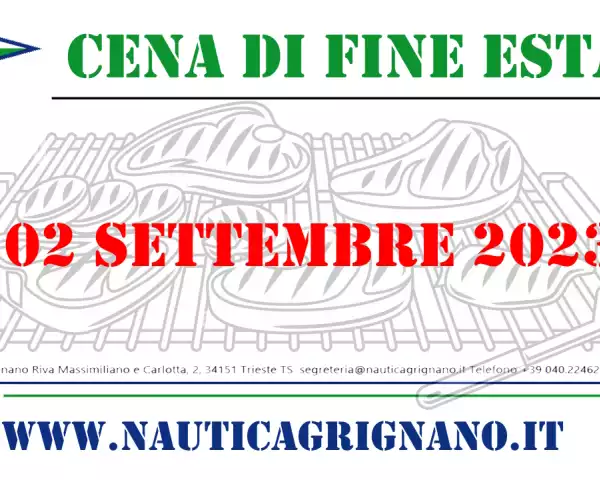 Cena sociale di fine estate