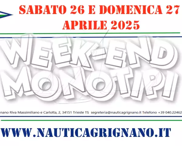sabato 26 e domenica 27 Aprile 2025 